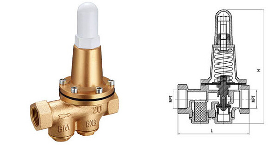 Válvula de escape de pressão proporcional da água/válvula de aço inoxidável da liberação da pressão